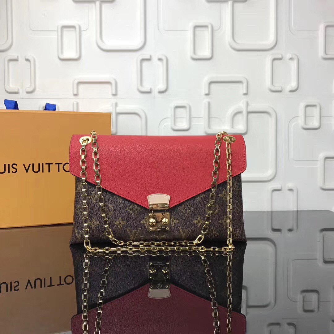 Lious Vvtt0n Pallas chain shoulder Red bag M41200