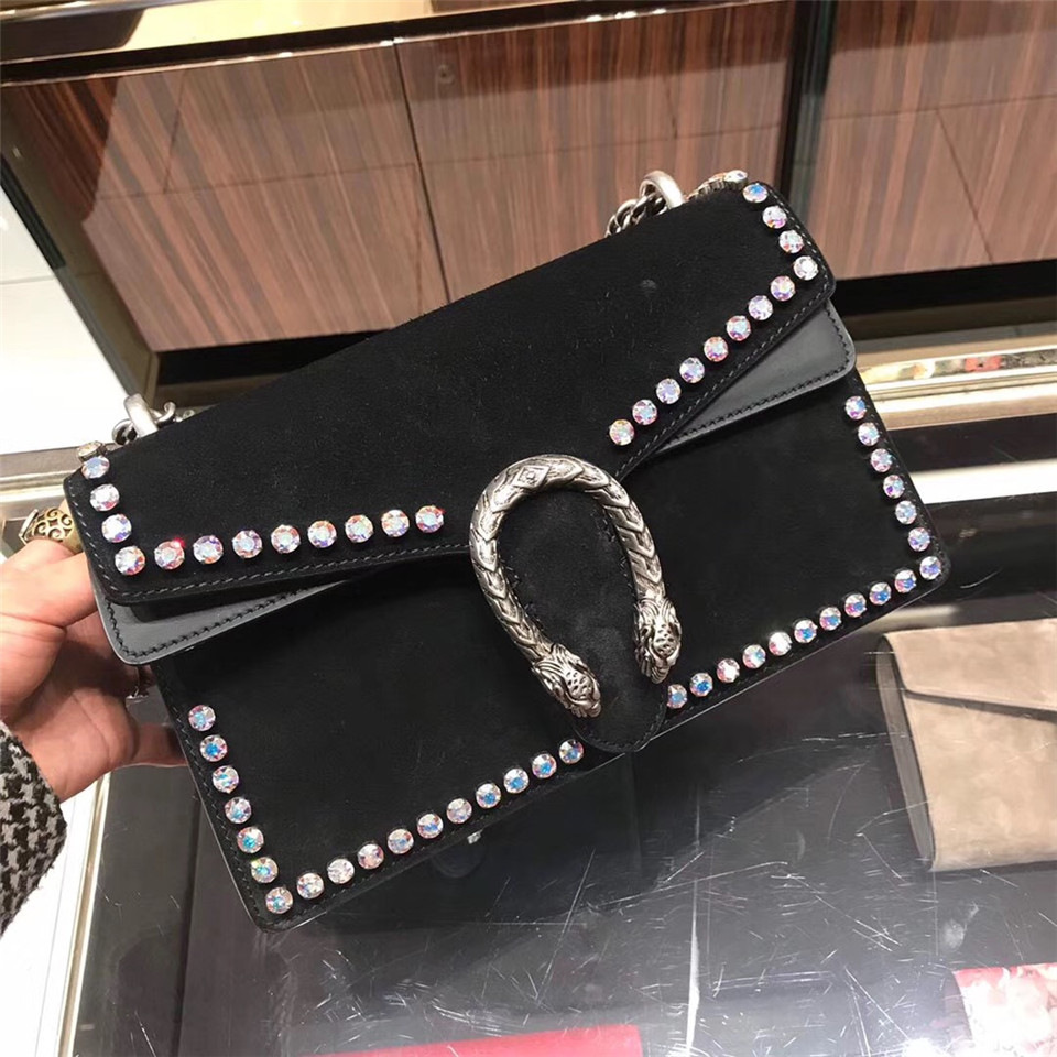 Gvc*1 Dionysus Calfskin Black Bag 400249