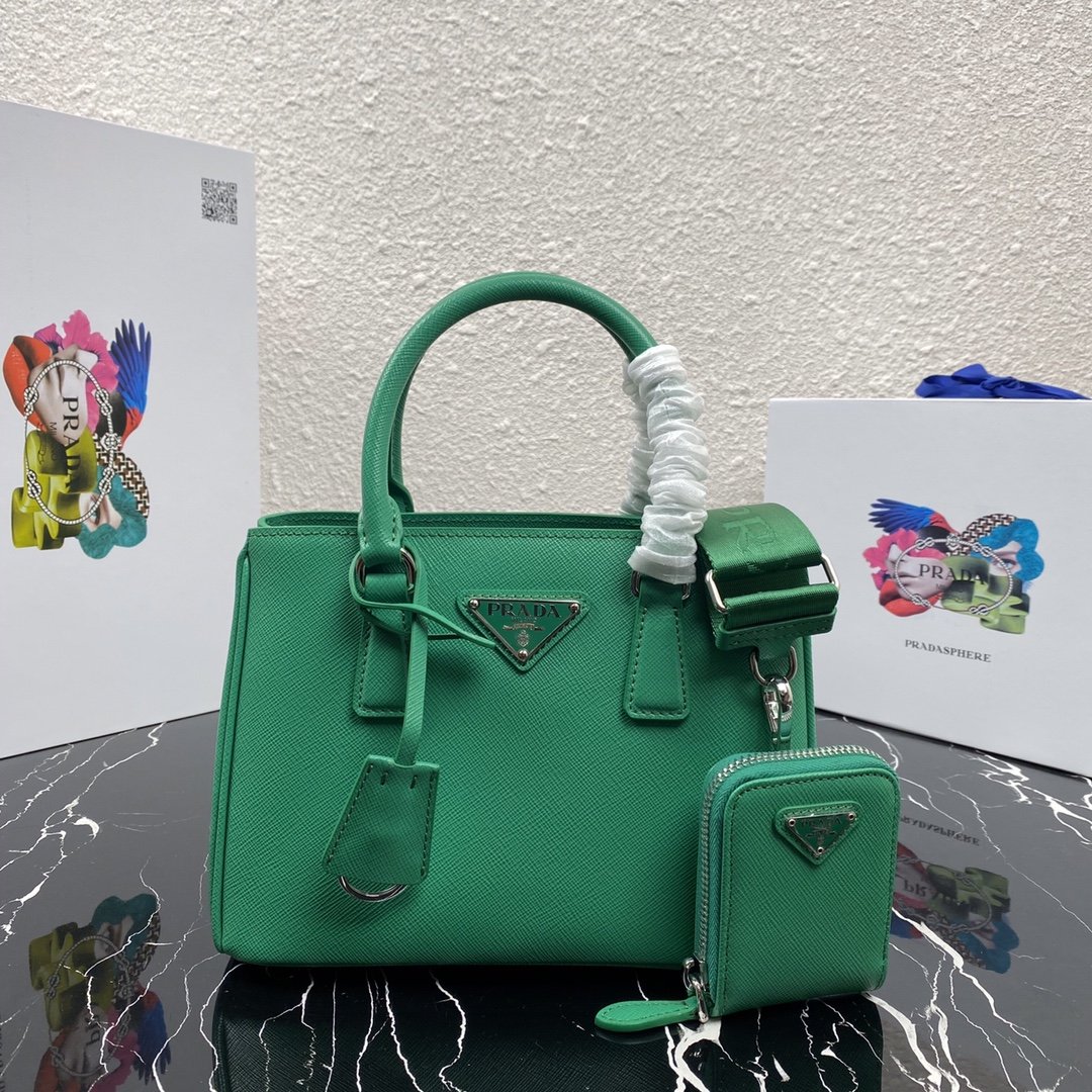Pra*a Saffiano Leather Bag 1BA296 23cm 005
