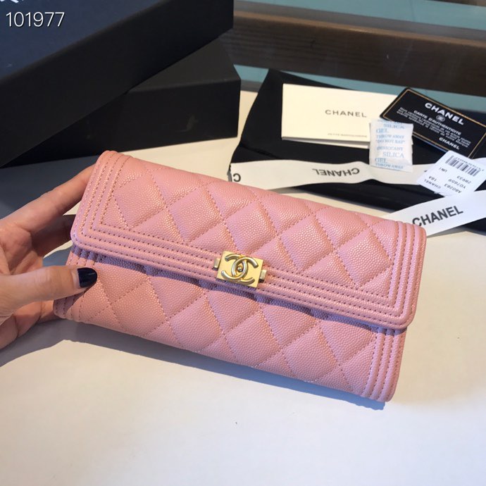 Ch**el LeBoy Wallet Caviar 19CM 007