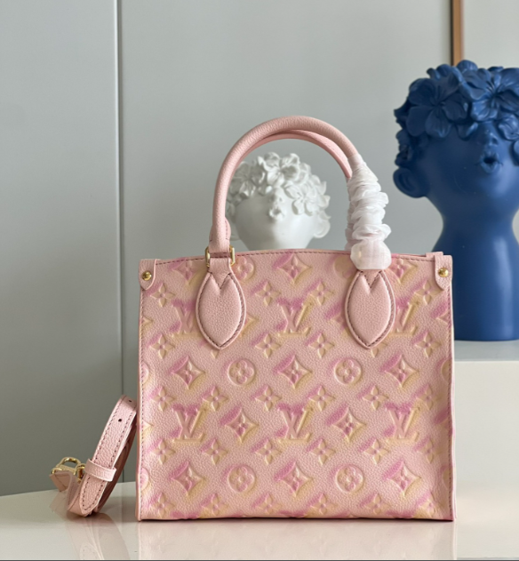 LV ONTHEGO PM BAG Pink M46168