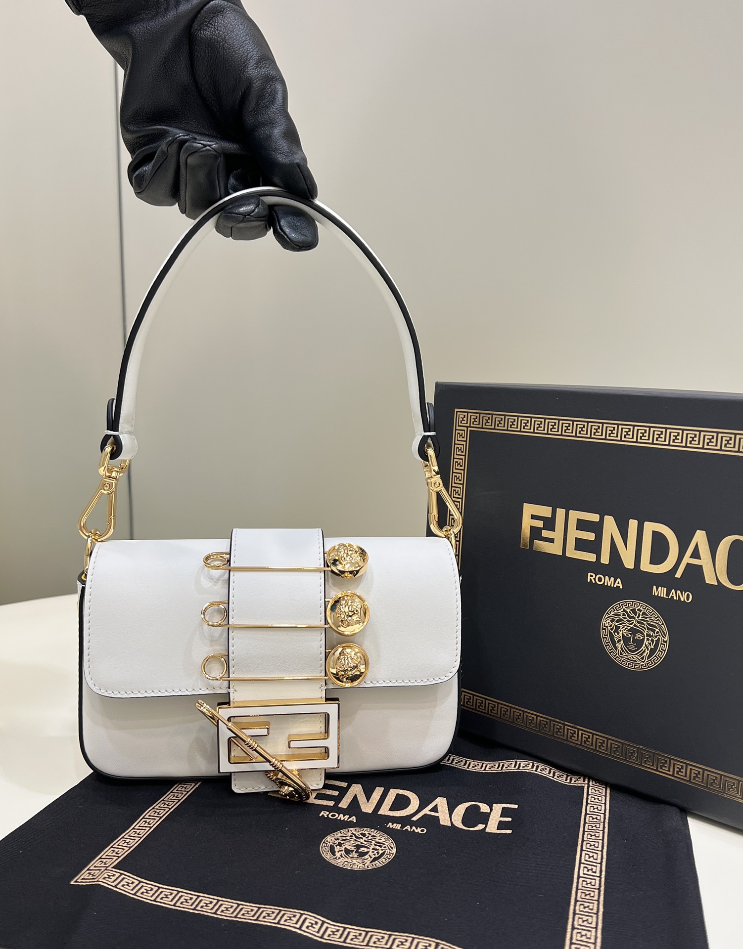 F**di X VARSACE Axillary Bag