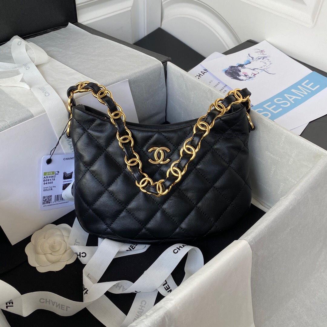 Ch**el Coco Hobo Axillary Bag Small 
