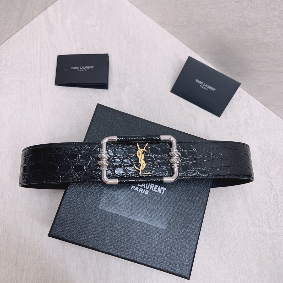 Bagsaaa Y51 MONOGRAM VINTAGE Belt 5cm