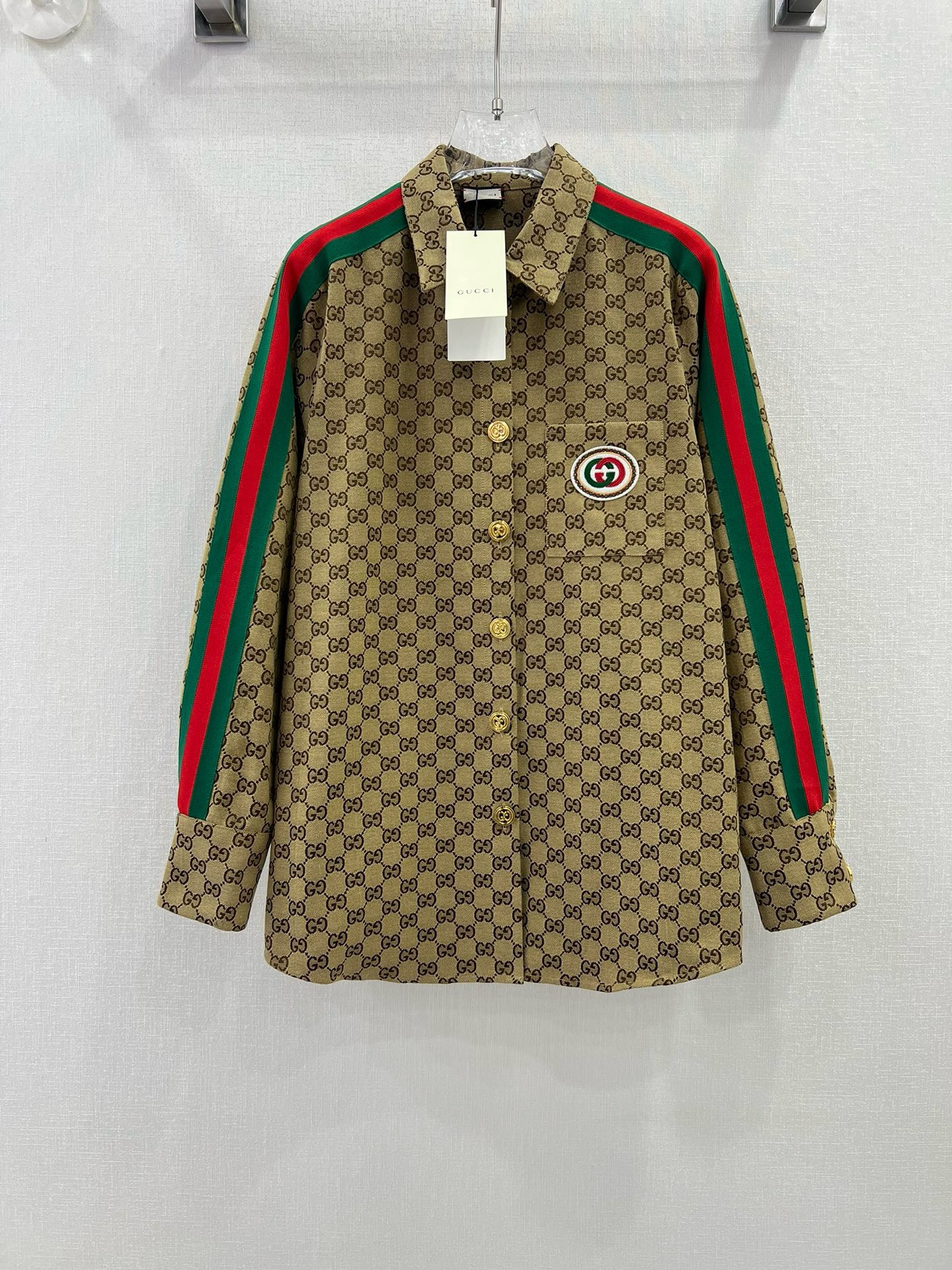 Bagsaaa Gvc*1 Oversized Shirt GG Ebony 