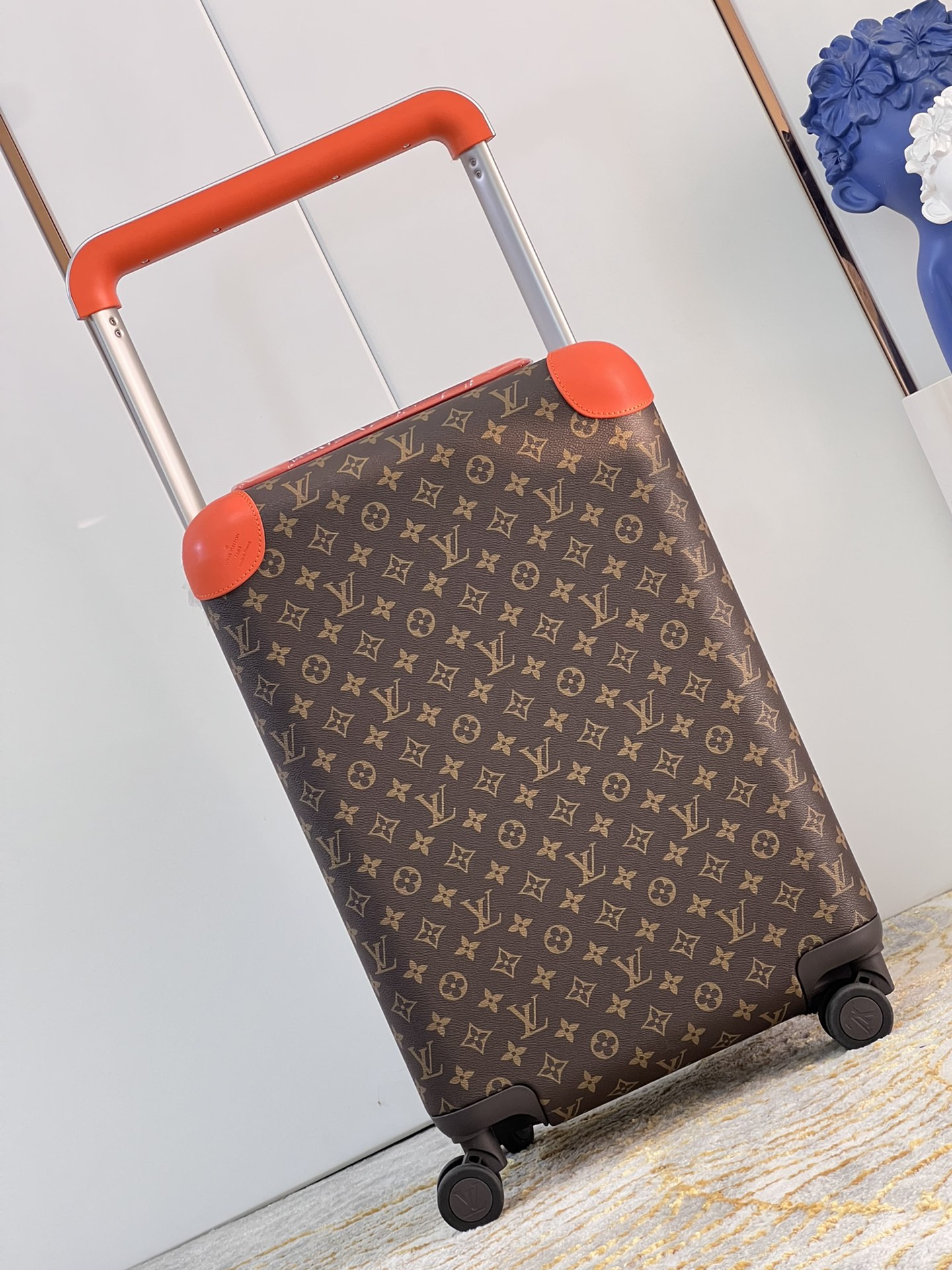 Bagsaaa L0vis Vvtt0n Monogram canvas Rolling Luggage Orange - 35*23*53CM