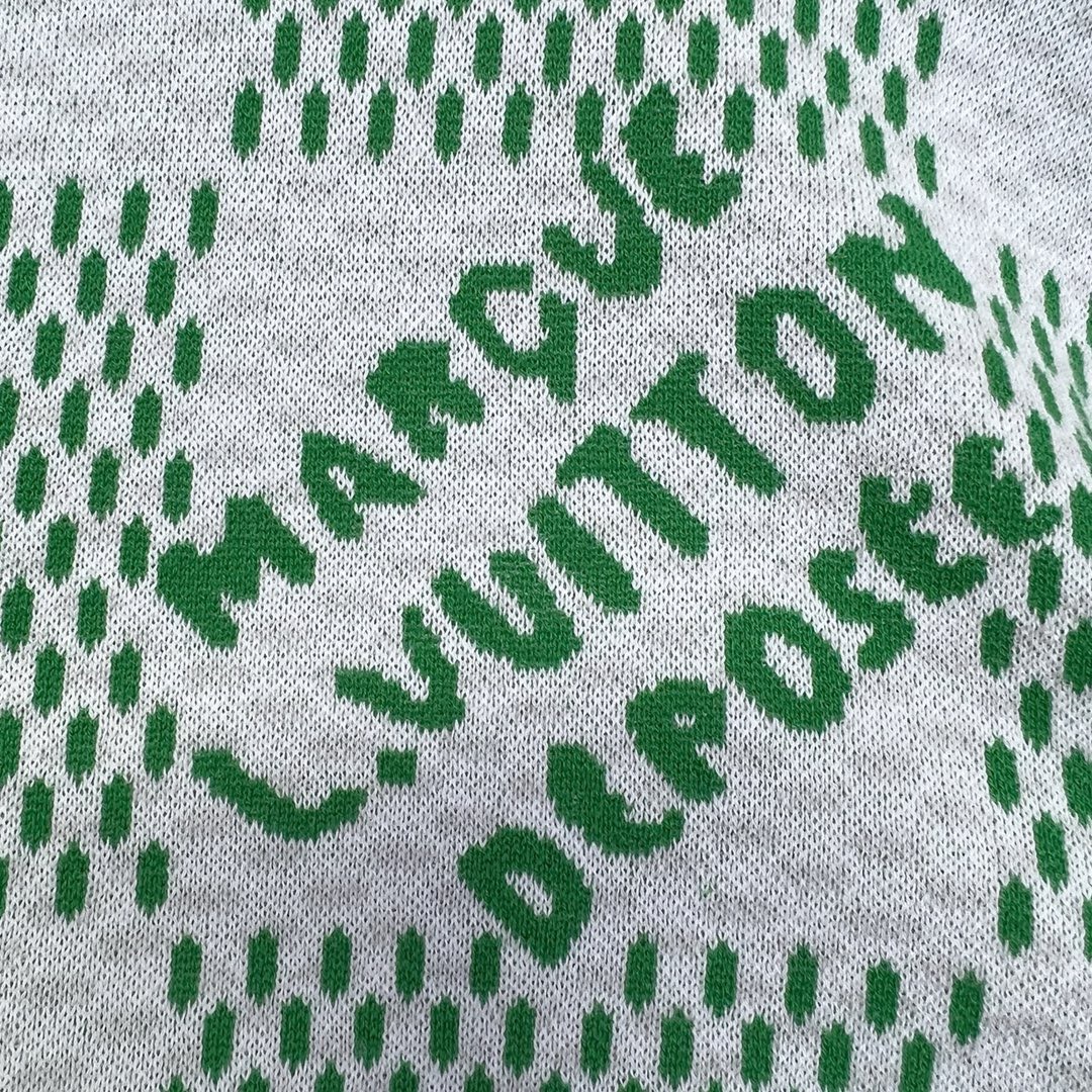 Bagsaaa Damier Graphic T-Shirt Green