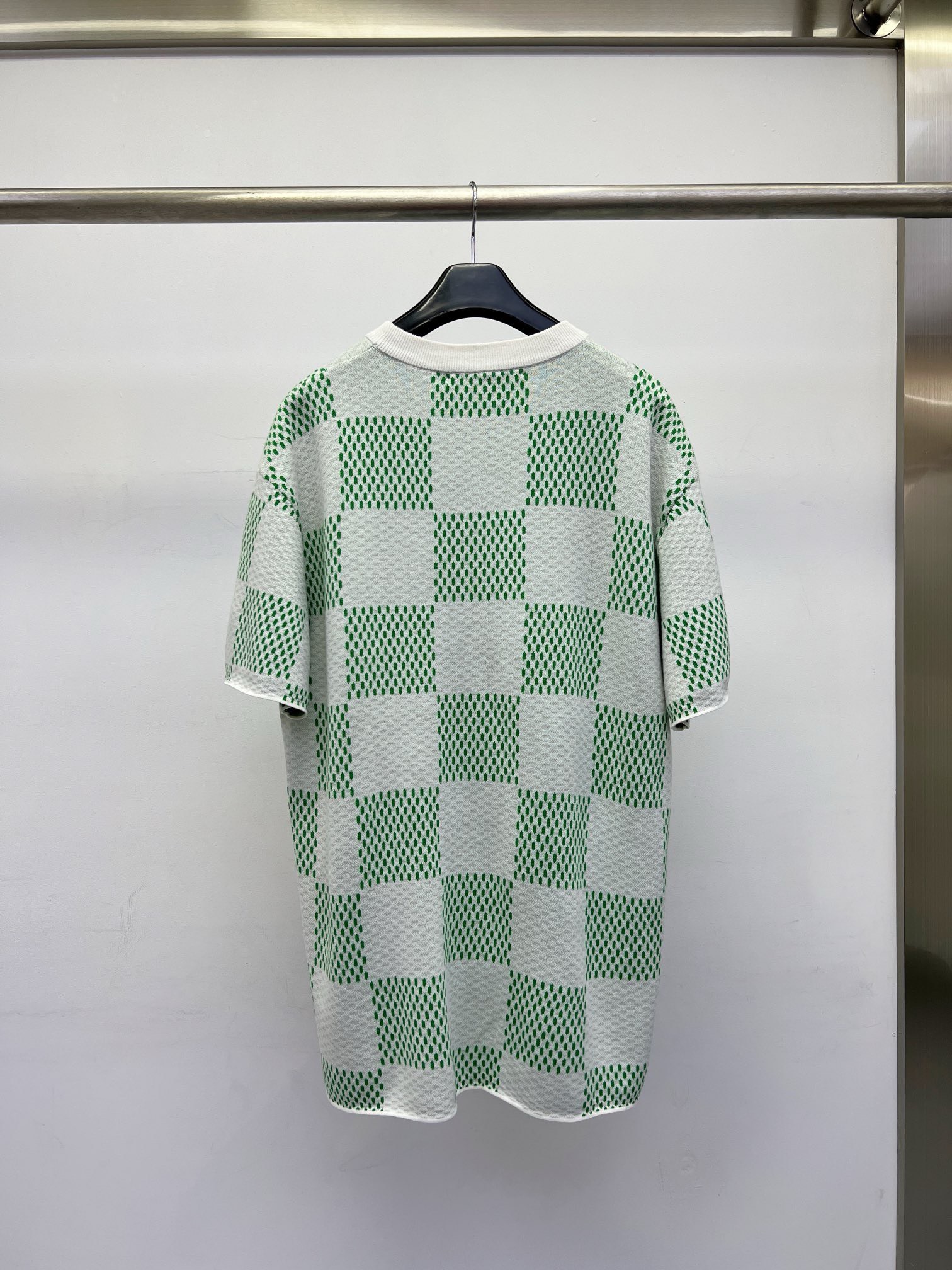 Bagsaaa Damier Graphic T-Shirt Green