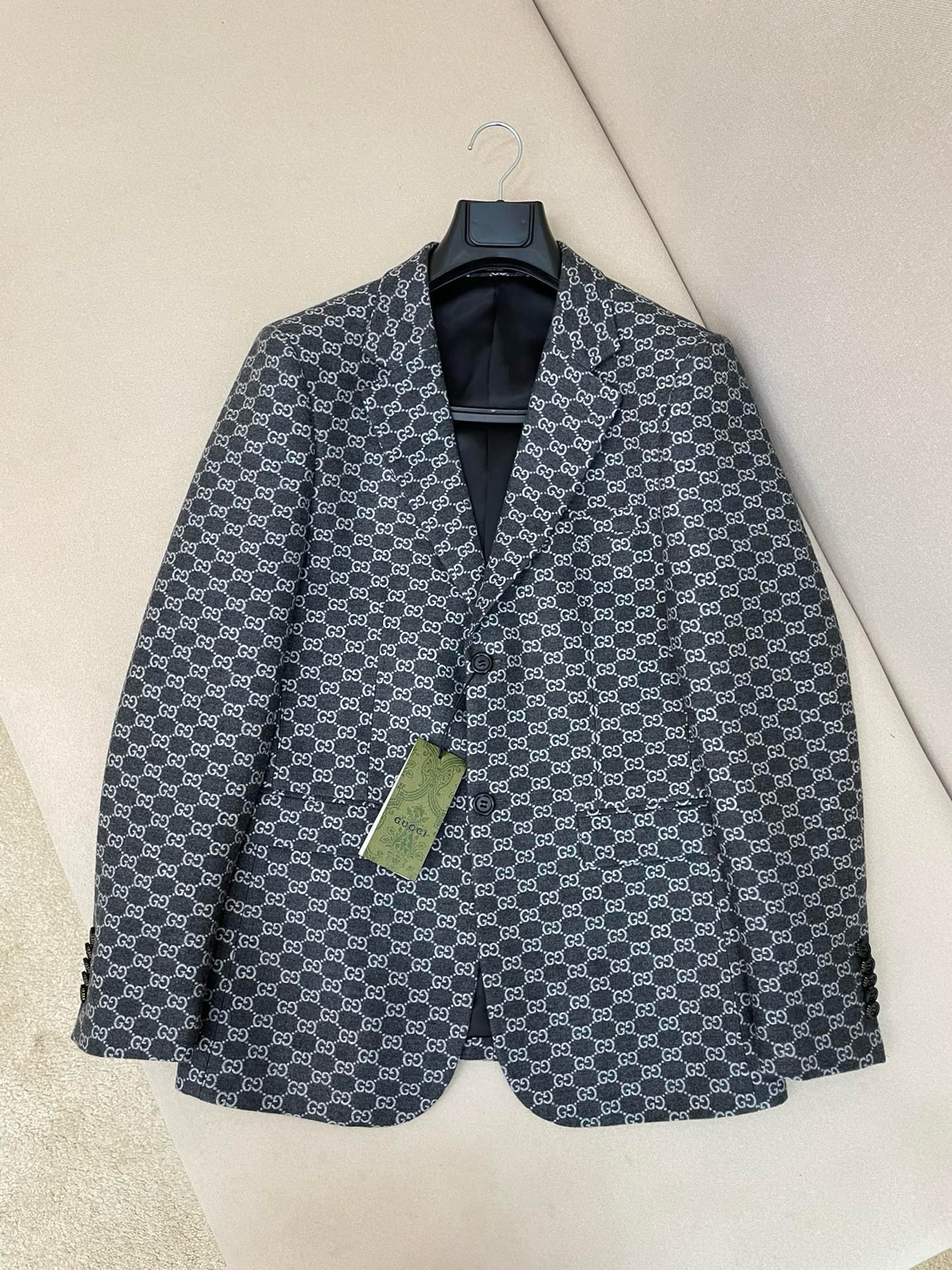 Bagsaaa Gvc*1 GG-print flannel blazer