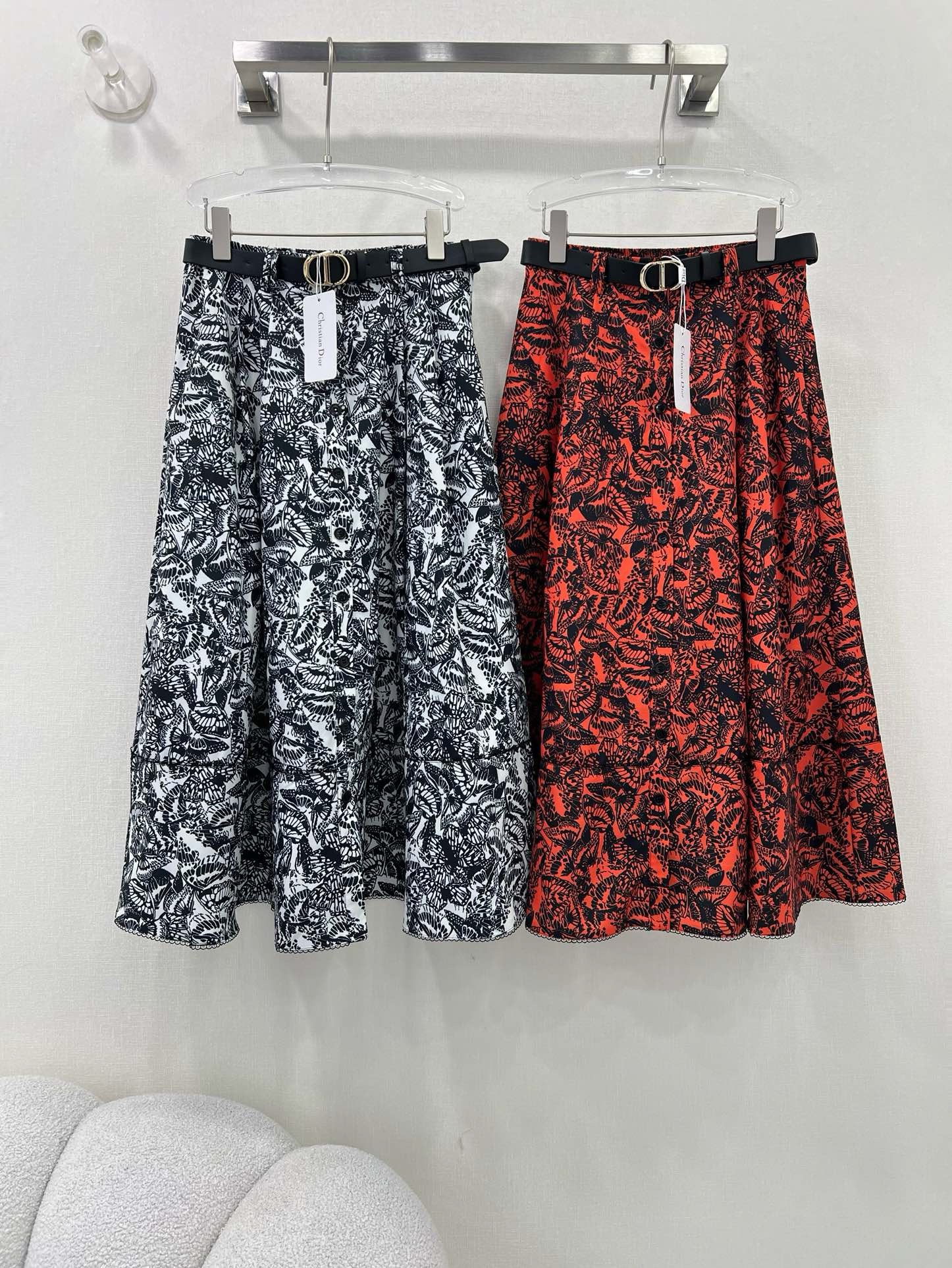 Bagsaaa D10r Long Skirt Butterfly 