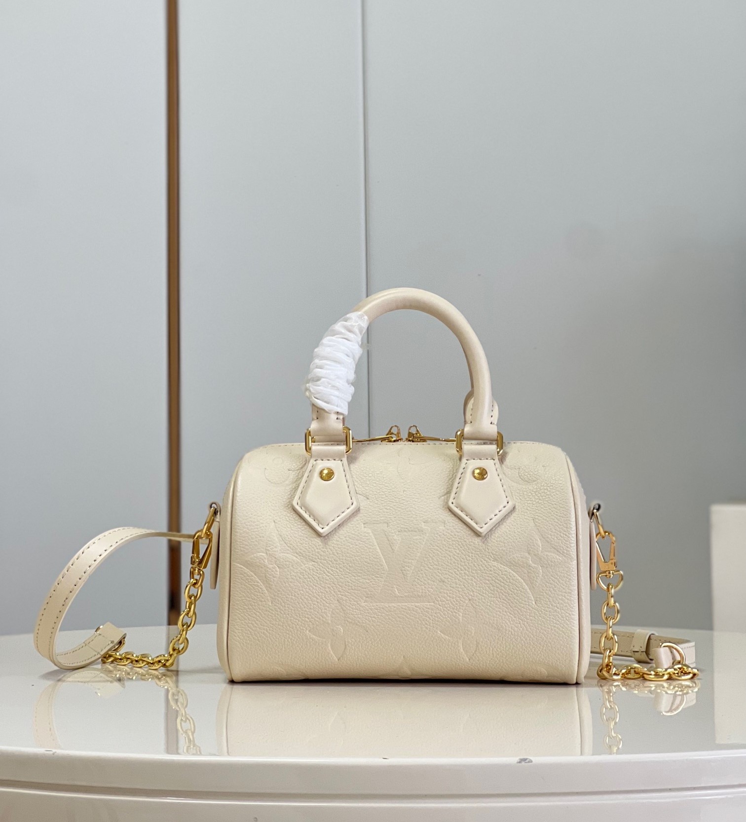 Bagsaaa L0vis Vvtt0n Speedy Bandoulière 20 Creme Beige M58954 - 20.5x13.5x12 cm