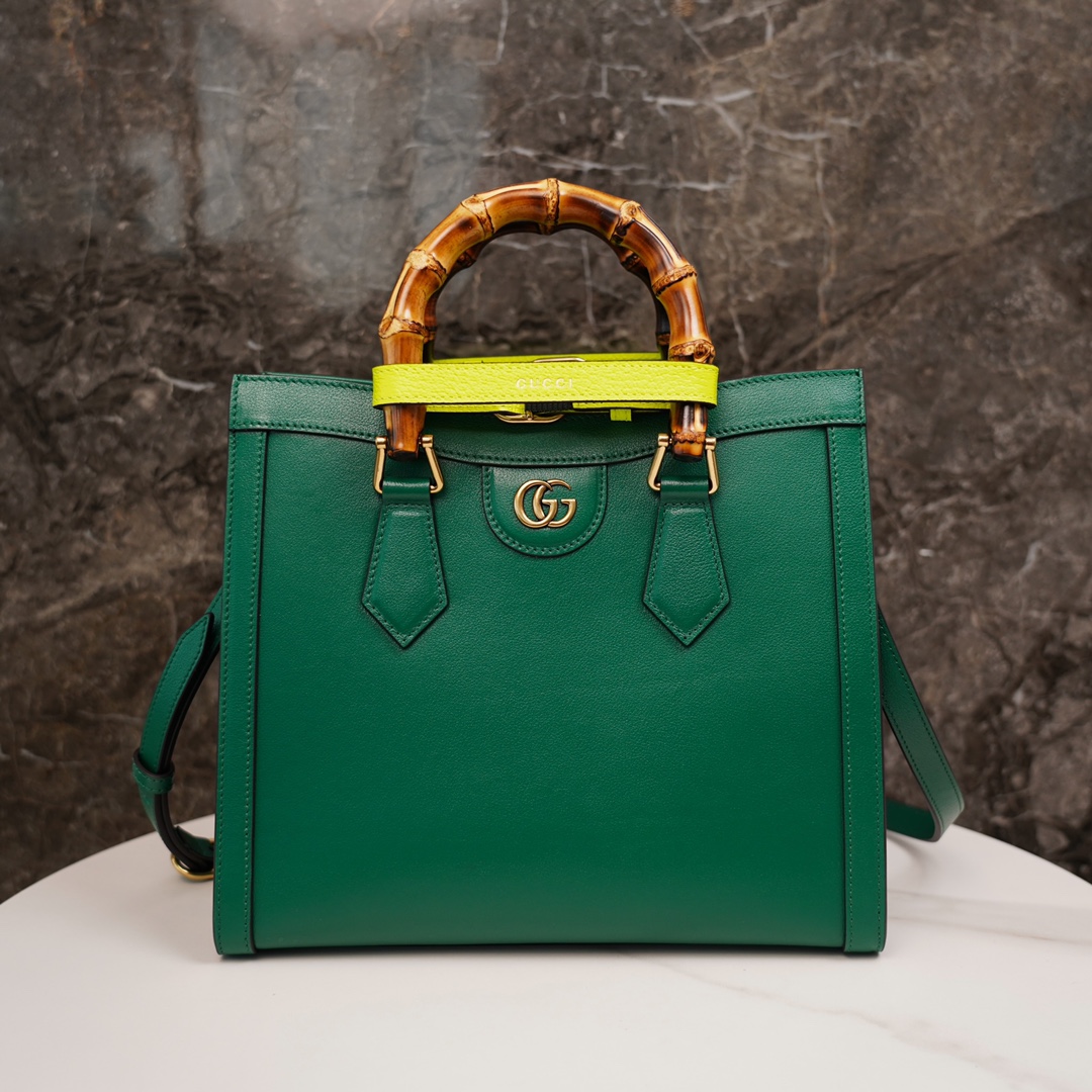 Bagsaaa Gvc*1 Diana small tote bag green - 27x24x11cm