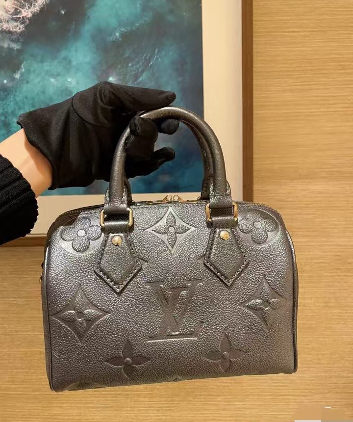 Bagsaaa L0vis Vvtt0n M12013 Speedy Bandoulière 20 Bag Gunmetal Grey - 20 x 15 x 12.5 cm