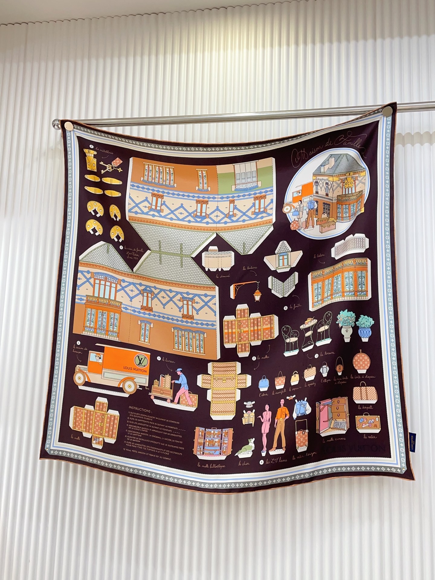 Bagsaaa LV Scarf - 90cm