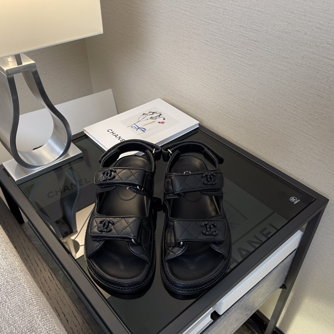 Bagsaaa Ch**el Sandals G35927 black