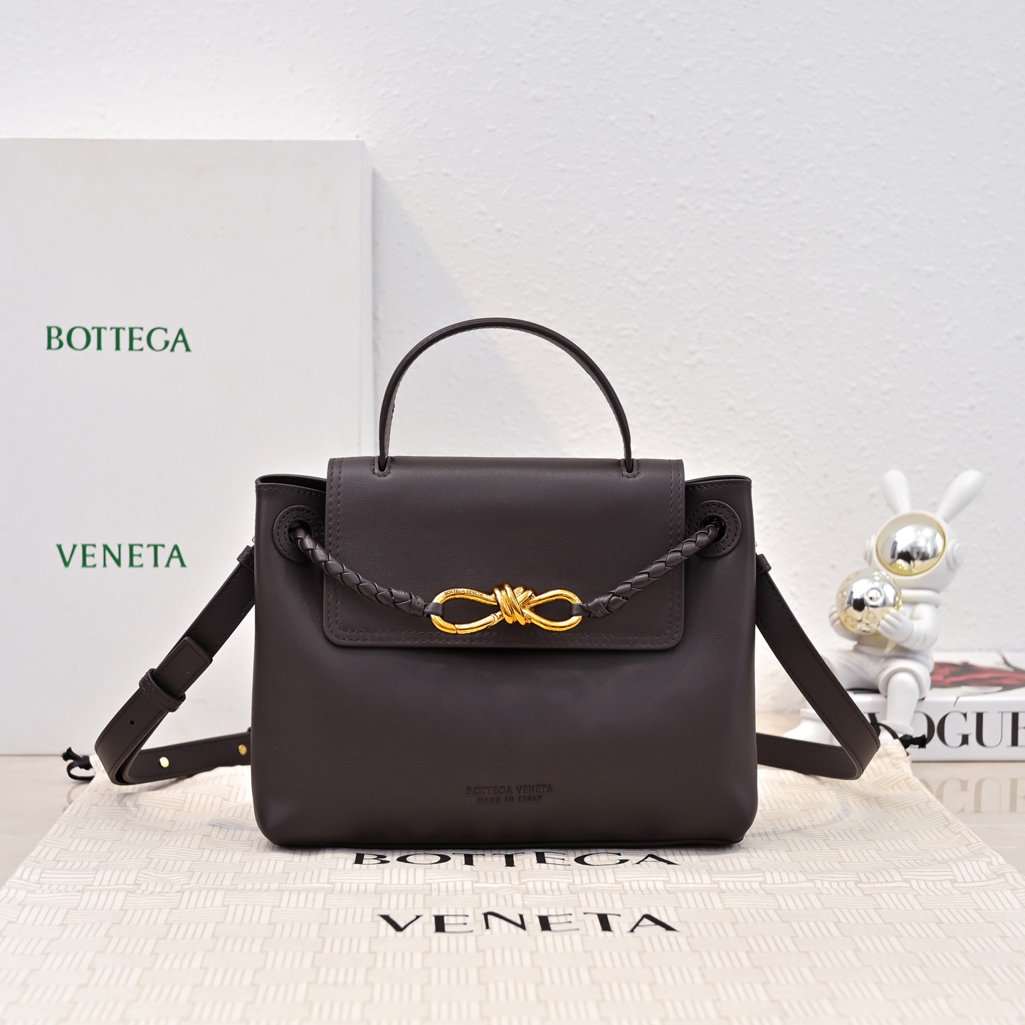 Bagsaaa B0tt*ga Ven*ta Small Ciao Ciao 835835 Fondant - 26cm