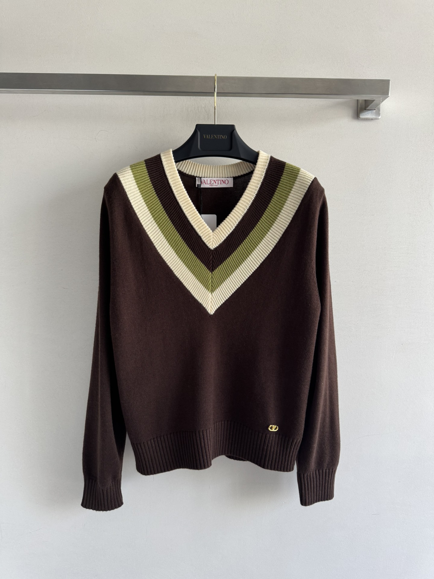 Bagsaaa Va1e*ntin0 Wool Jumper brown